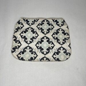 Thirty One Blue AC11 Fab Flourish Canvas One‎ Flap Rabat Studio Purse